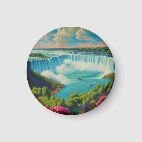 Hidden Waterfall Paradise Magnet