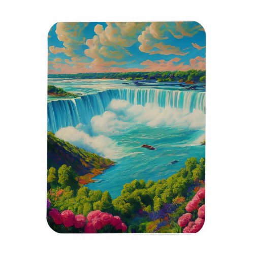 Hidden Waterfall Paradise Magnet