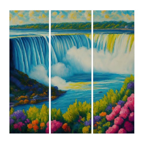 Hidden Waterfall Triptych