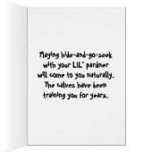 Hide and Go Seek - Cowboy Parenting Cards (Inside (Right))