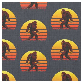 Hide And Seek Bigfoot Fabric by packratgraphics at Zazzle