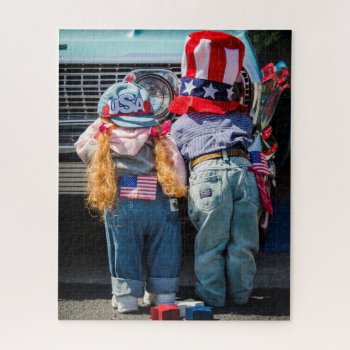 Hide And Seek Dolls Jigsaw Puzzle by LivingLife at Zazzle