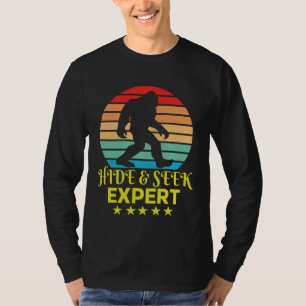 Hide And Seek Expert Bigfoot Funny T-Shirt