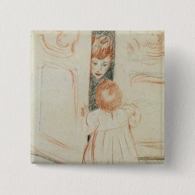 Hide and Seek Pinback Button (Front)