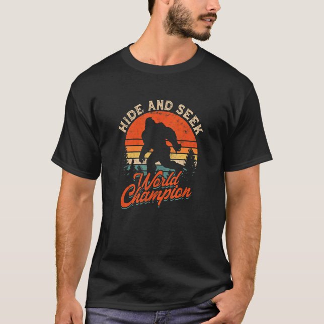 Hide And Seek World Champion  Nature Ape Big Creat T-Shirt (Front)