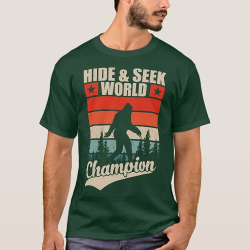 Hide And Seek World Champion Retro T_Shirt