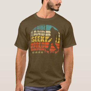Hide and seek world champion shirt bigfoot is
