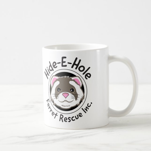 Hide-E-Hole Ferret Rescue Mug (Right)