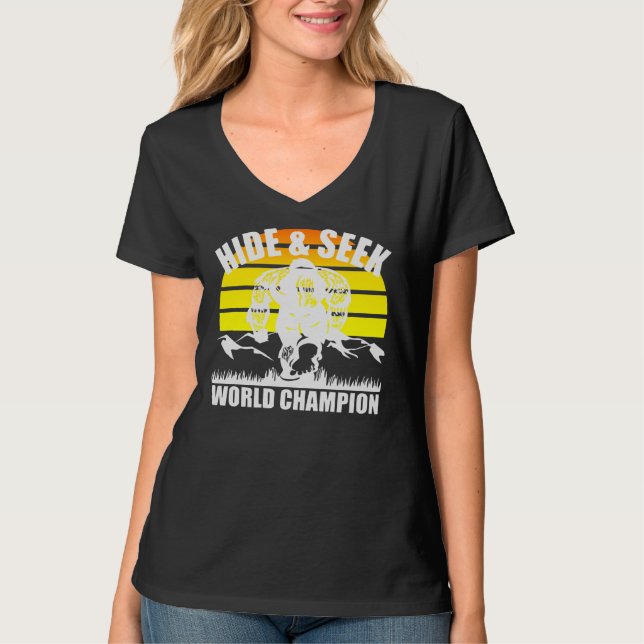Hide & Seek World Champion Bigfoot  # T-Shirt (Front)