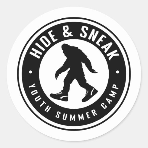 Hide  Sneak Classic Round Sticker