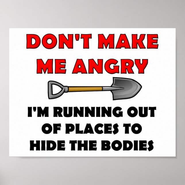 Hide the Bodies Funny Poster (Front)