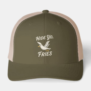 Hide Yo Fries Seagull Graphic Hat