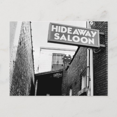 Hideaway Saloon Postcard