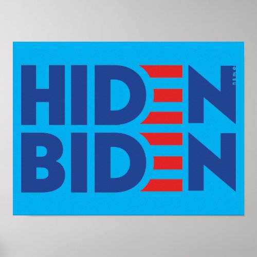 Hiden Biden Poster