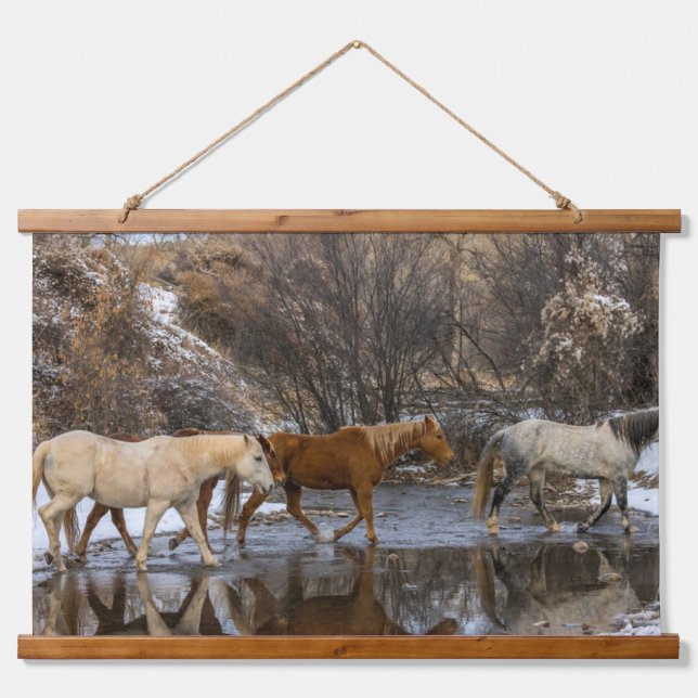Hideout Horse Ranch Hanging Tapestry (Front)
