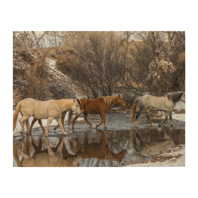 Hideout Horse Ranch Wood Wall Art (Front)