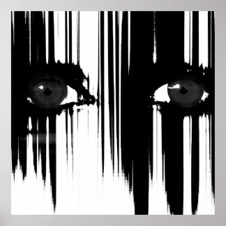 Hiding Behind the Pain Poster