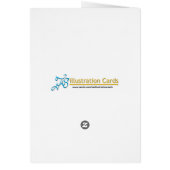 Hiding Cat Caring Card (Back)