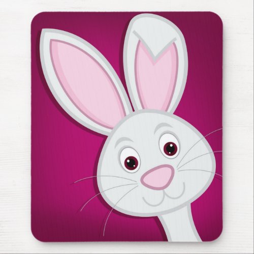 Hiding Easter Bunny Mouse Pad