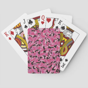 Hiding Flamingo..... Poker Cards