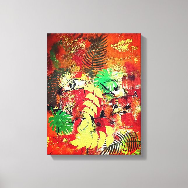 Hiding in the Garden  Canvas Print (Front)