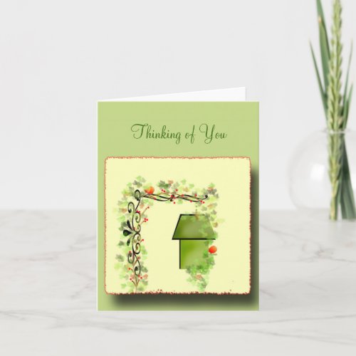 Hiding in the Ivy Greeting Card