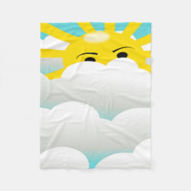 HIDING SUN FLEECE BLANKET (Front)