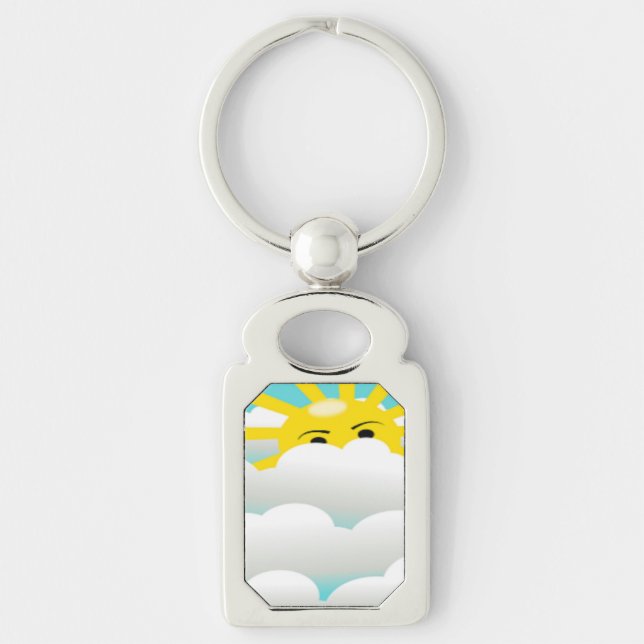 HIDING SUN KEYCHAIN (Front)
