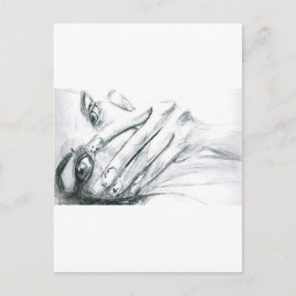 Hiding the Smile Postcard