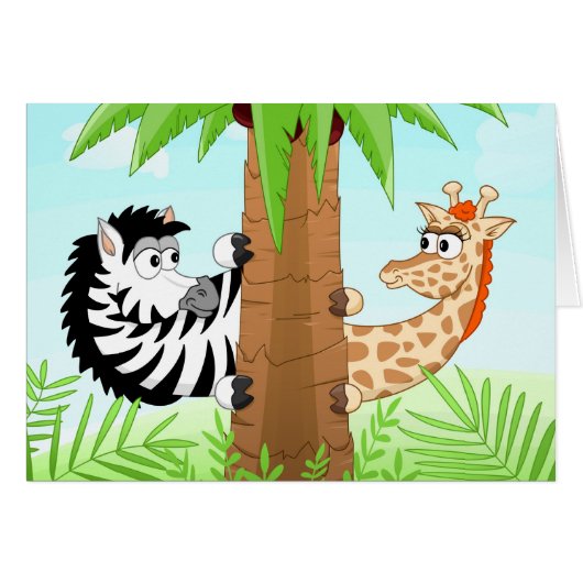 Hiding zebra and giraffe cards (Front Horizontal)