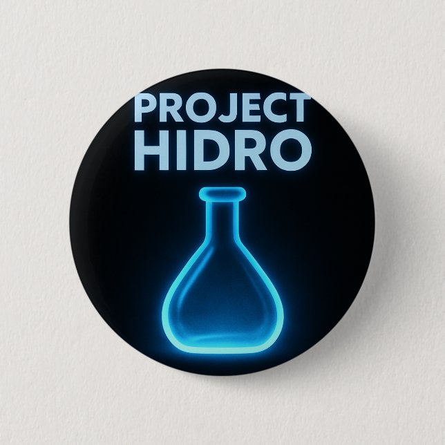 Hidro Brooch Project Button (Front)