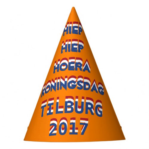 Hiep Hiep Hoera Koningsdag Tilburg 2017 Kings Day Party Hat