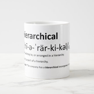 Hierarchical - Pronunciation Assistant  Giant Coffee Mug