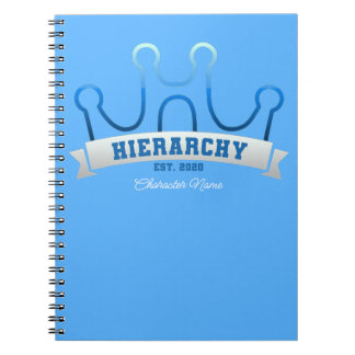 Hierarchy Logo Banner W/ Name Notebook