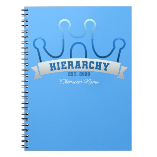 Hierarchy Logo Banner W Name Notebook