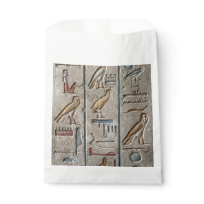 Hieroglyph Ancient Egypt Language Engraved Text    Favor Bag