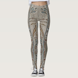 Hieroglyph Ancient Egypt Language Engraved Text    Leggings