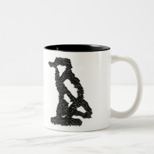 Hieroglyphic (1/4) Two-Tone coffee mug