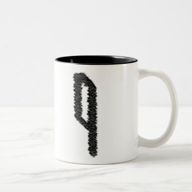 Hieroglyphic (2/4) Two-Tone coffee mug (Right)