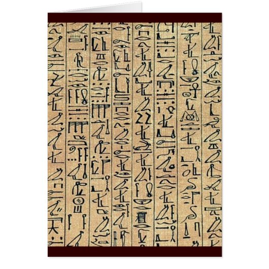 Hieroglyphics Cards (Front)