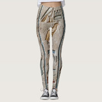 Hieroglyphics Egyptian Leggings