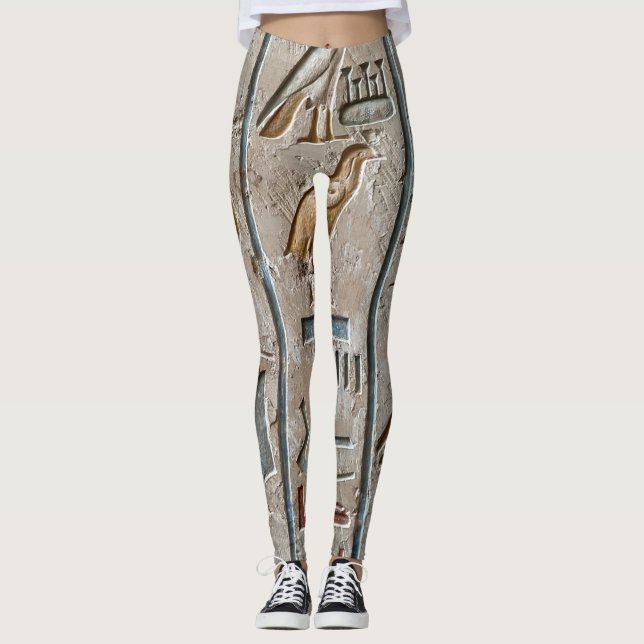 Hieroglyphics Egyptian Leggings (Front)