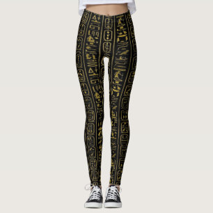 Hieroglyphics Egyptology ancient Egypt symbols  Leggings