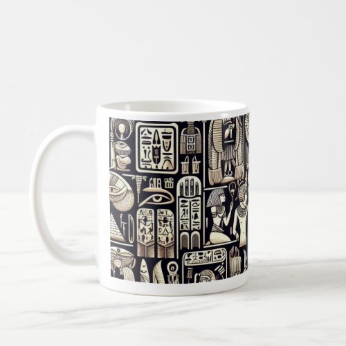 hieroglyphics pattern Mug