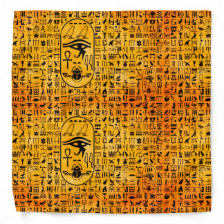 Hieroglyphics Sangria Bandana