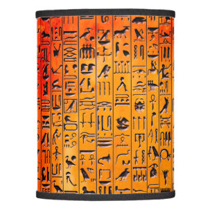 Hieroglyphics Sangria Lamp Shade