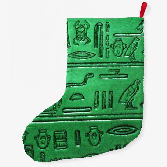 Hieroglyphs 2014-1024 large christmas stocking (Back)