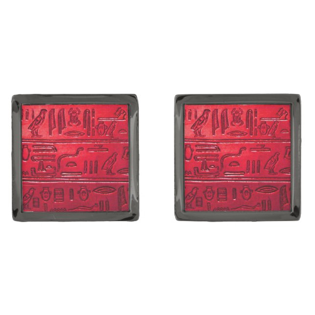Hieroglyphs 2014-1053 cufflinks (Front)