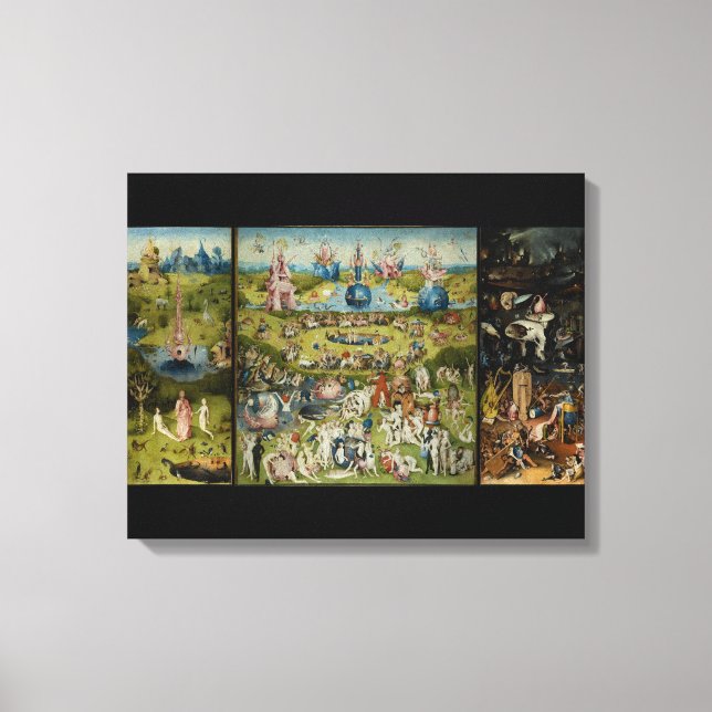 Hieronymous Bosch The GardenStretched Canvas Print (Front)