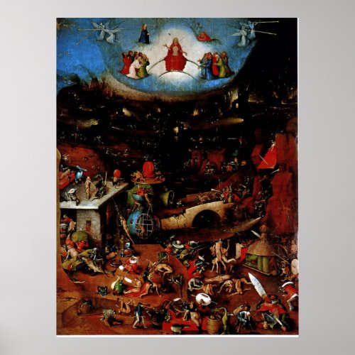 Hieronymous Boschs The Last Judgement Poster